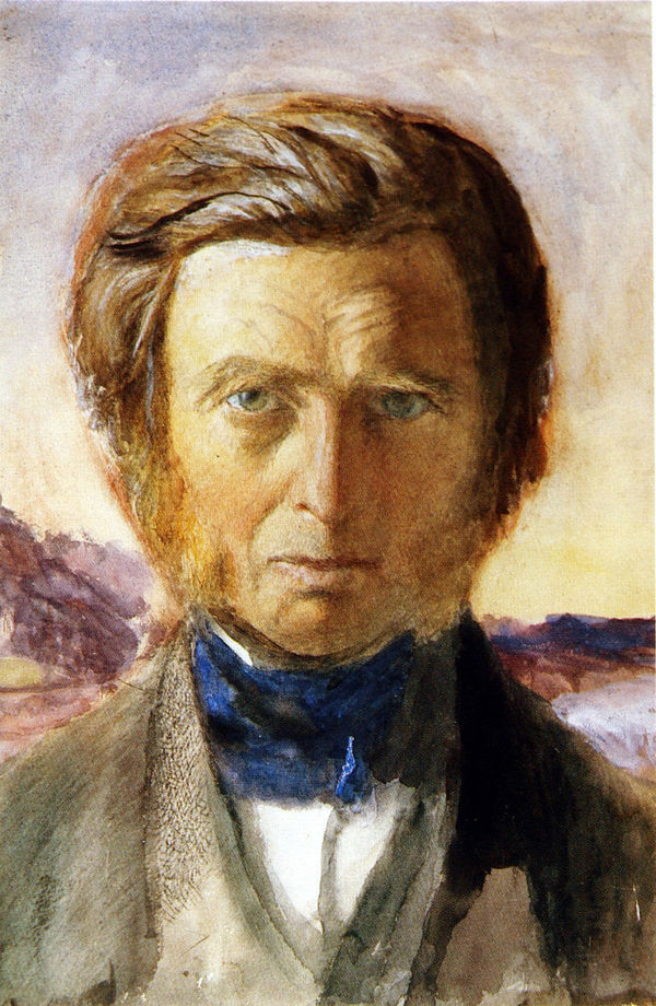 Ruskin Self Portrait 1875