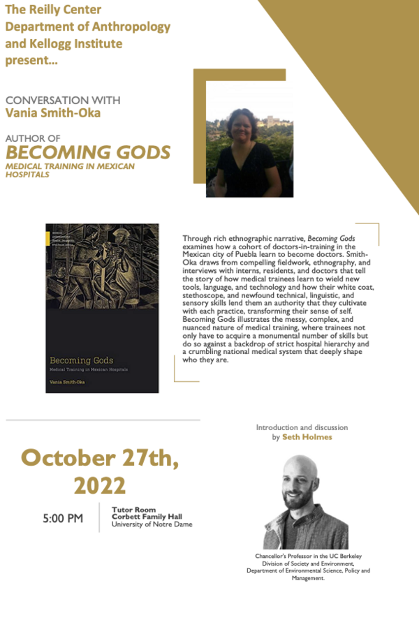 Becoming Gods Book Launch Poster