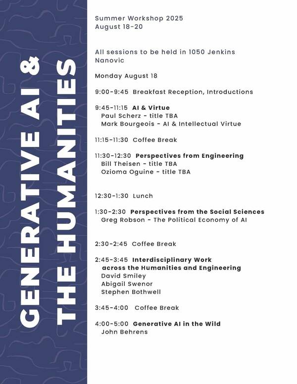 Generative AI Workshop Schedule Day 1